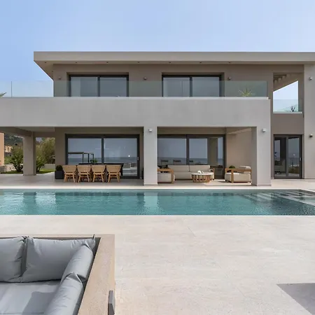 Villa Luxury Eos Beachfront 20 Metres From The Sea Nopigia